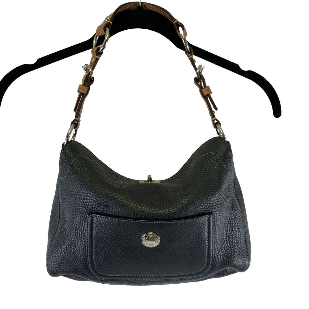 Coach Chelsea Black Leather Shoulder Bag